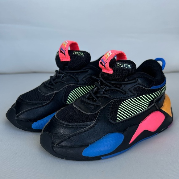 Puma RsX Sunset Lace Up Toddler Girls Sneakers - Picture 1 of 9